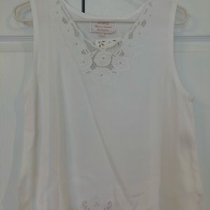 NWT white top from Papillon